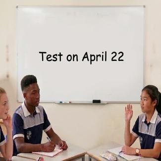 examen el 22 de abril